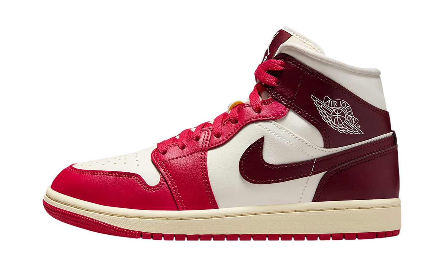 Air Jordan 1 Mid "Red/White" BQ6472 119