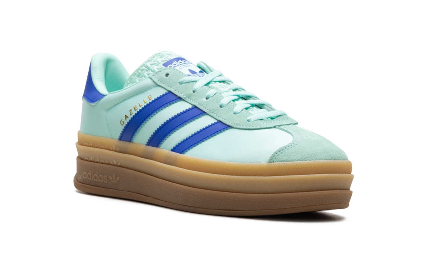 Gazelle Bold WMNS "Clear Mint Lucid Blue Gold Metallic"
