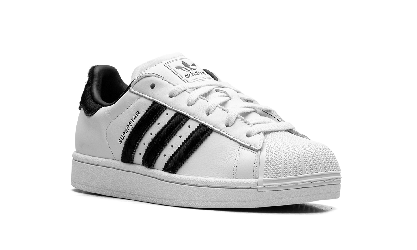 Superstar II WMNS "White Black Pony Hair"