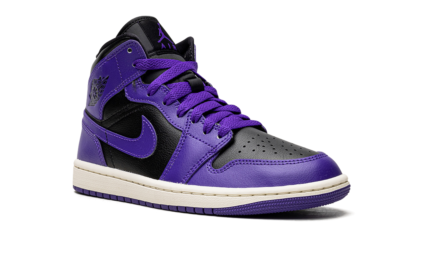 JORDAN 1 MID WMNS "Black/Purple" BQ6472 051