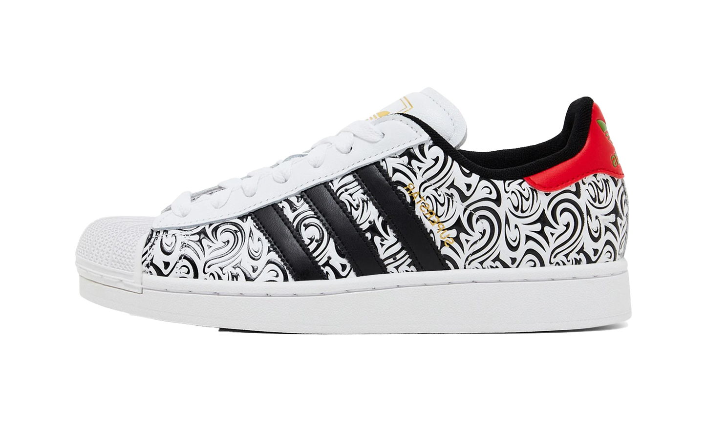 SUPERSTAR II "White/Black/Red"