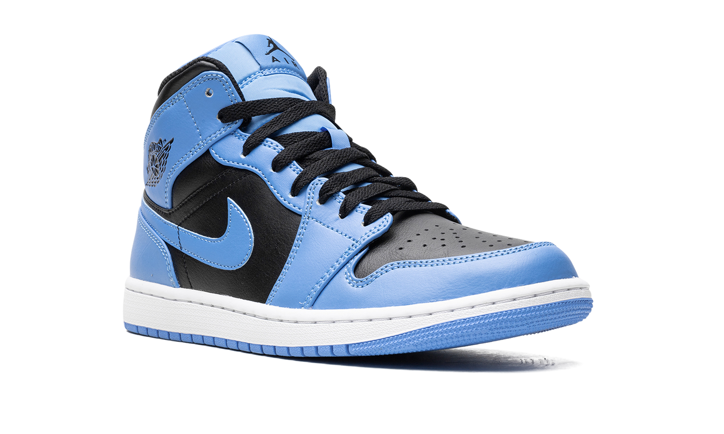 Air Jordan 1 Mid "University Blue Black" DQ8426 401
