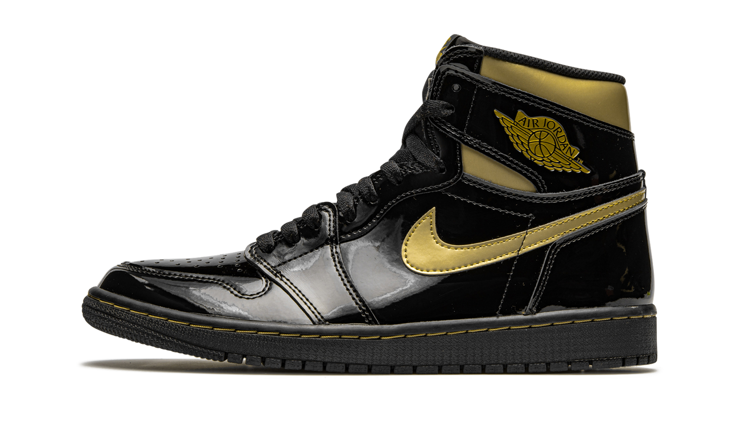 Air Jordan 1 Retro High OG "Black Metallic Gold" 555088 032