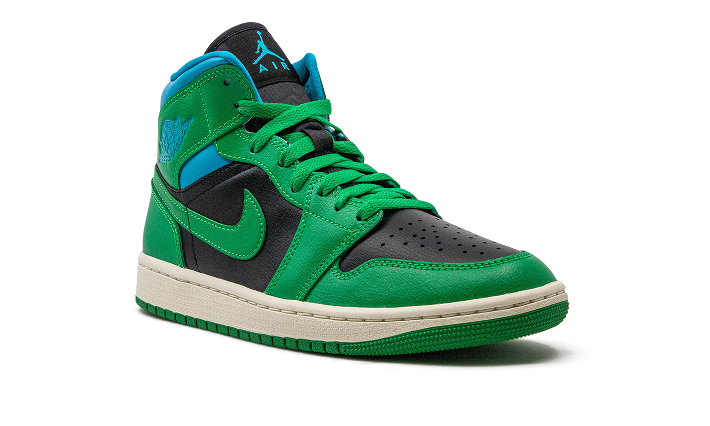 AIR JORDAN 1 MID WMNS "Lucky Green Aquatone" BQ6472 033