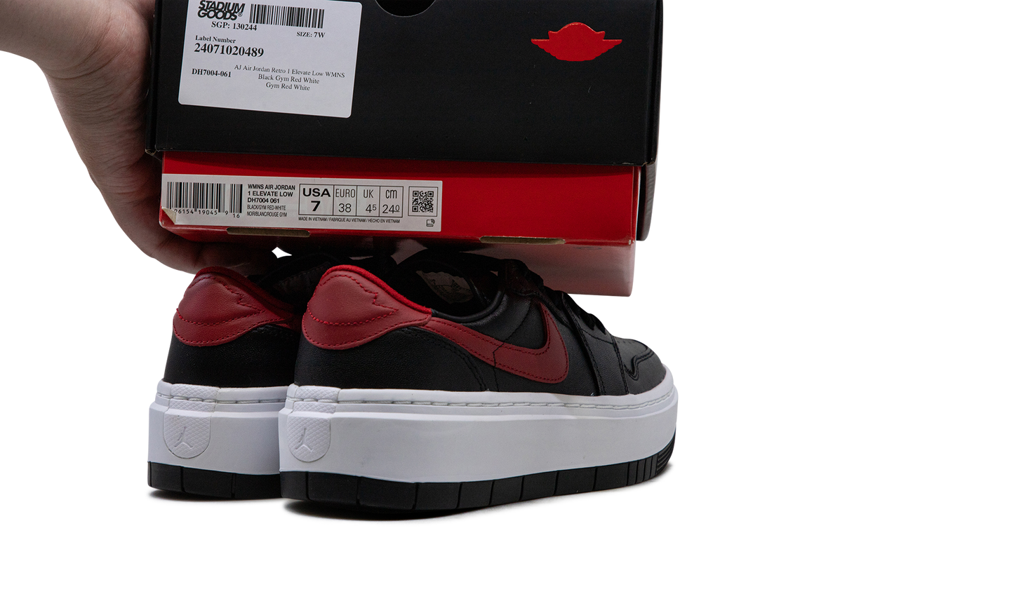 Air Jordan Retro 1 Elevate Low WMNS "Black Gym Red White" DH7004 061