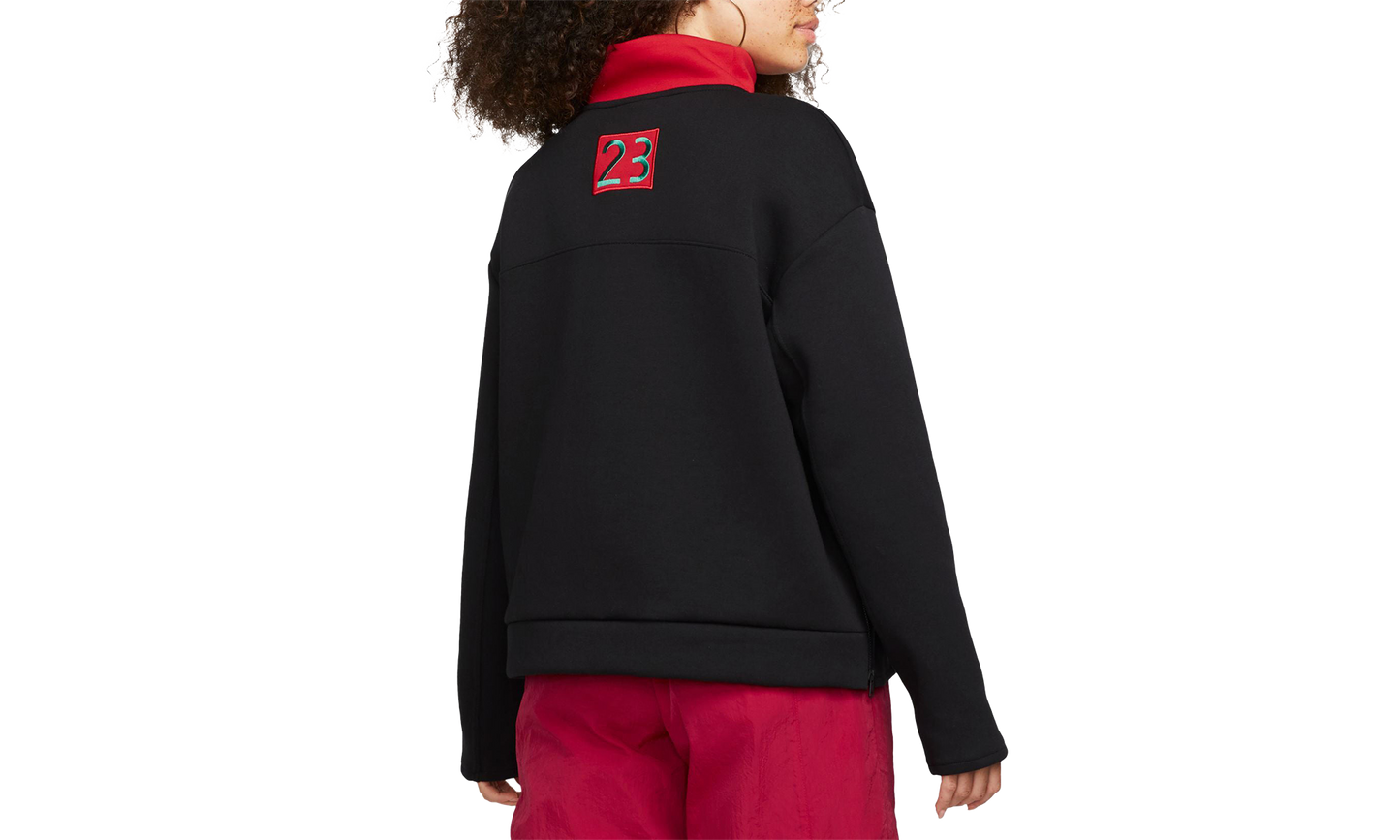 Jordan x Nina Chanel Abney Women's Funnel Neck Top "Black" do4156 010