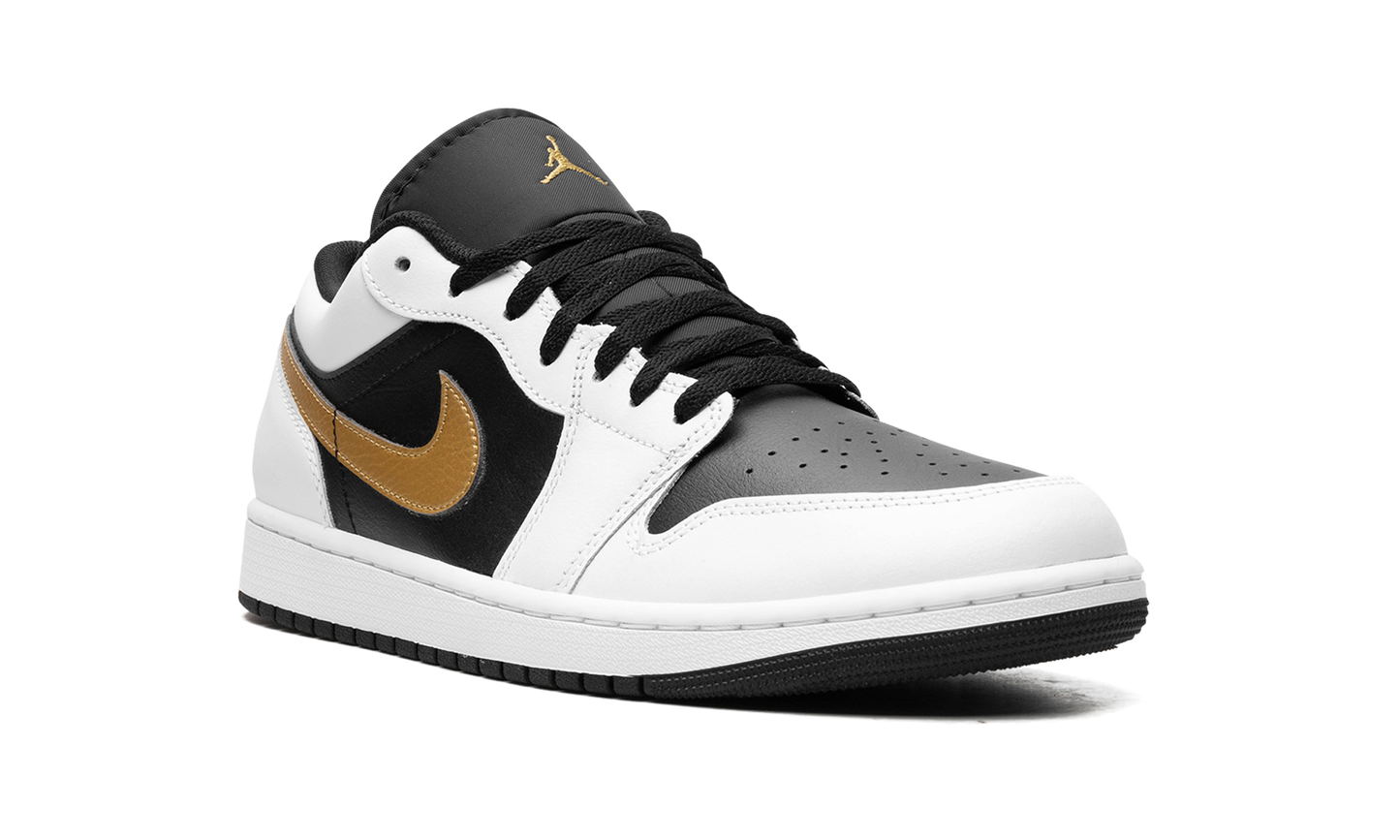 Air Jordan 1 Low "Gold Swoosh" 553558 172