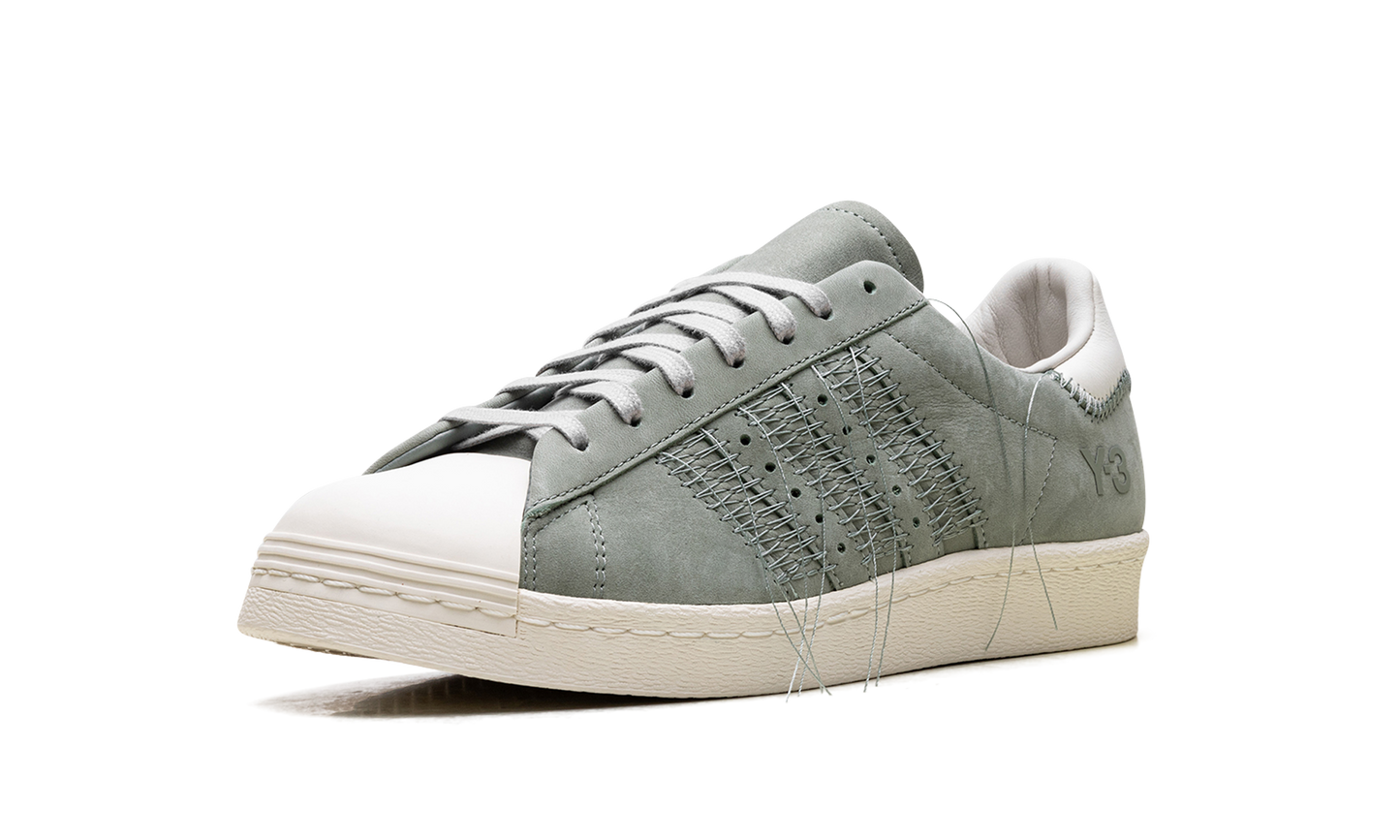 Y-3 Superstar "Silver Green Off White Light Brown"