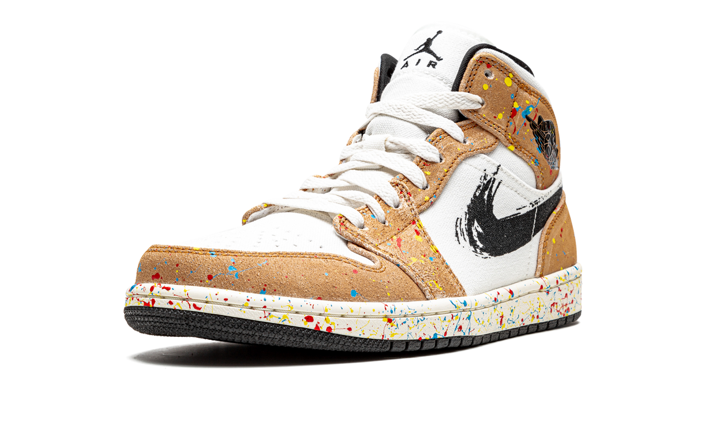 Air Jordan 1 Mid SE "Brushstroke" DA8005 100