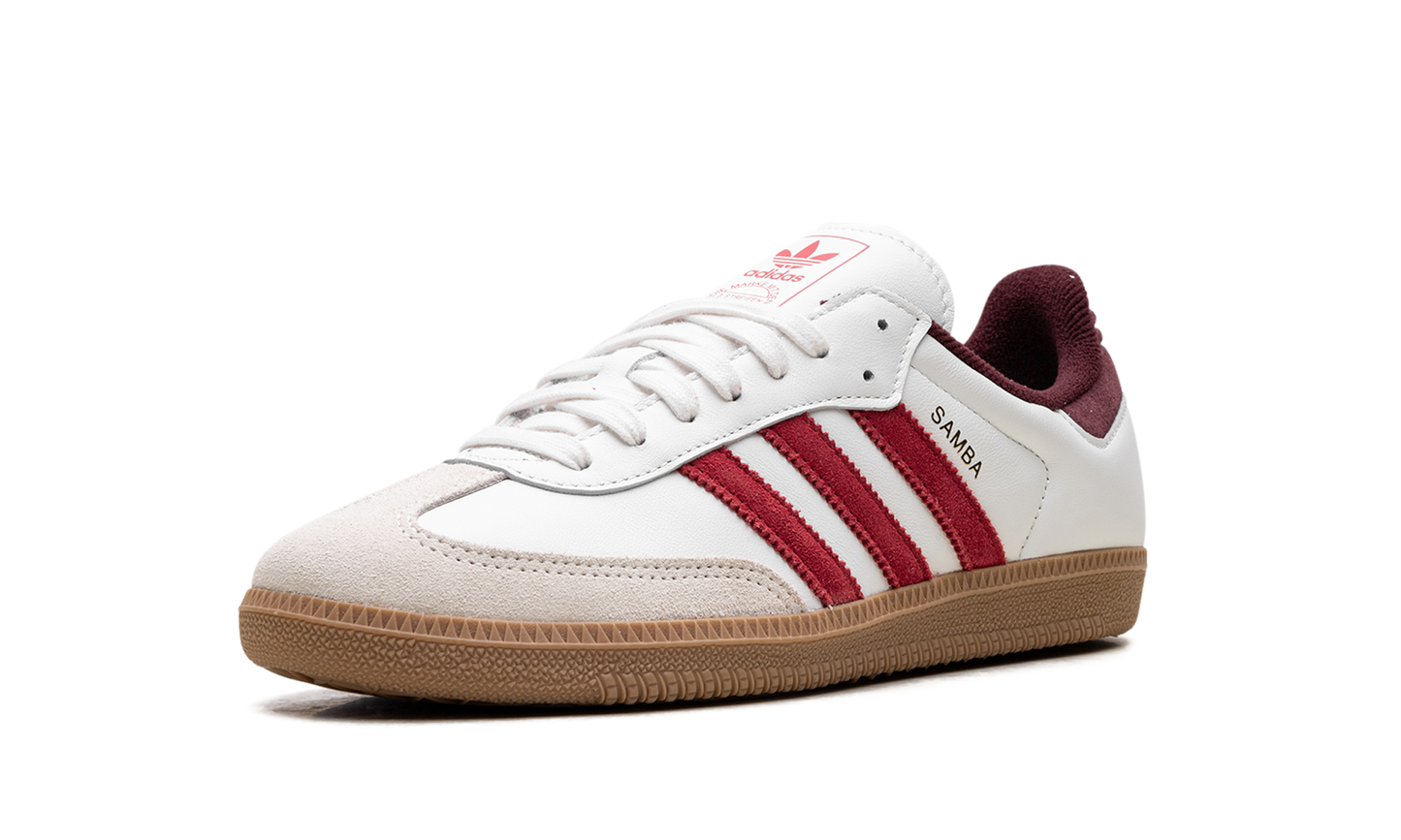 Samba OG "Core White Better Scarlet"