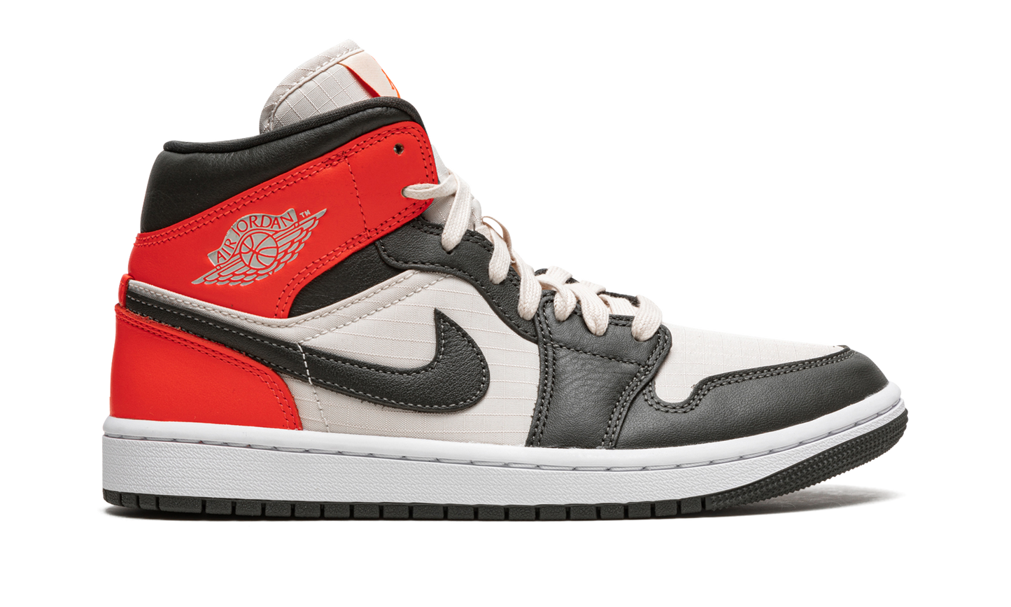 AIR JORDAN 1 MID SE WMNS "Newsprint" DQ6078 100