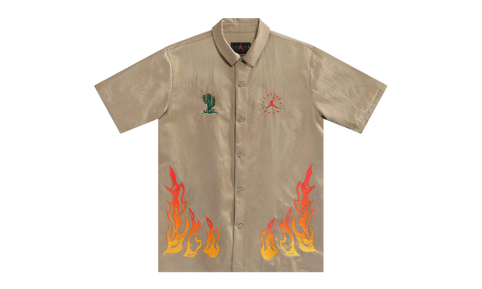 CACTUS JACK BUTTON DOWN SHIRT "Beige" CW3128 247