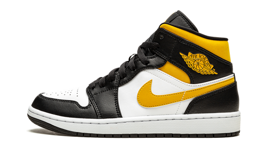 Air Jordan 1 Mid "White / Pollen / Black" 554724 177