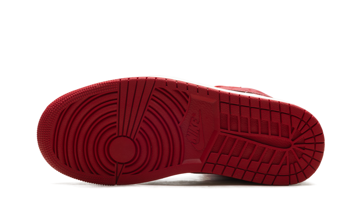 Air Jordan 1 Mid WMNS "Red Cracked Leather" HJ9337 106