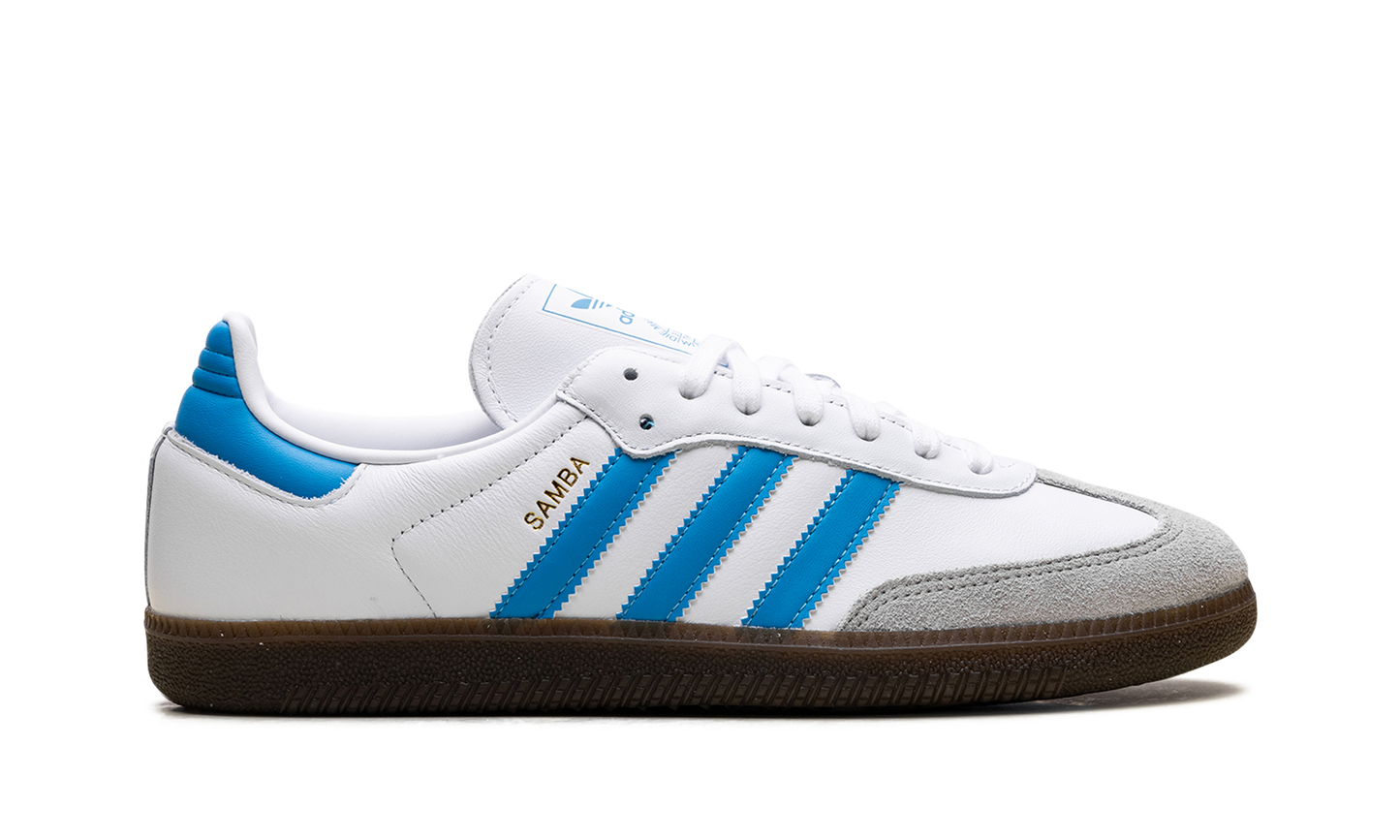 Samba OG "White Shock Cyan"