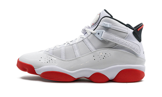 Jordan 6 Rings "White / University Red" 322992 160