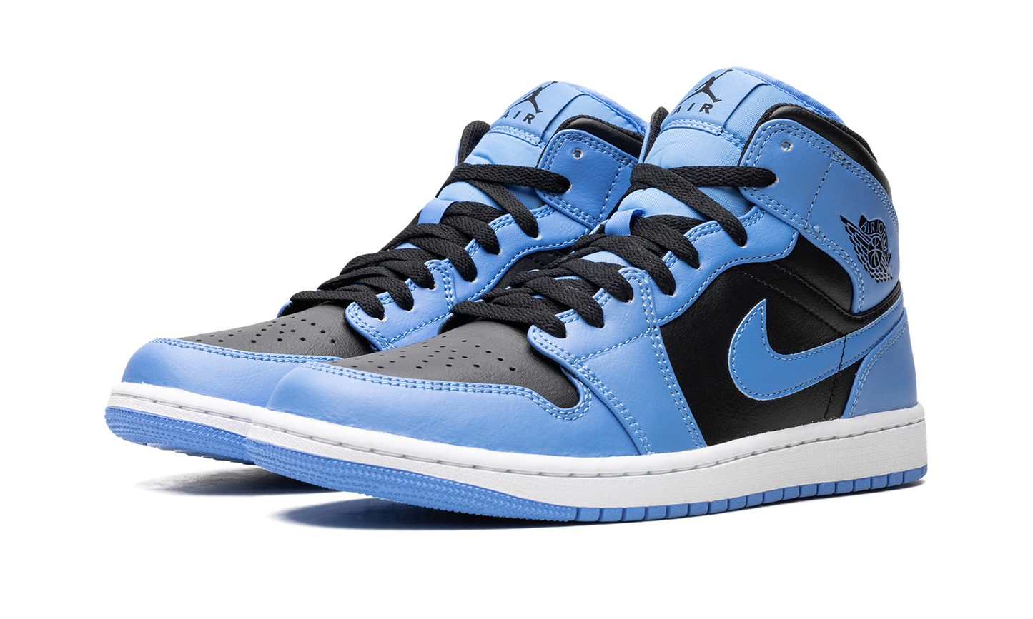 Air Jordan 1 Mid "University Blue Black" DQ8426 401
