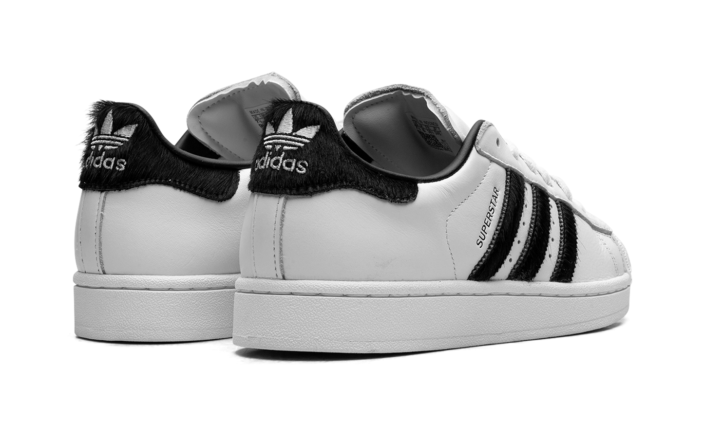 Superstar II WMNS "White Black Pony Hair"