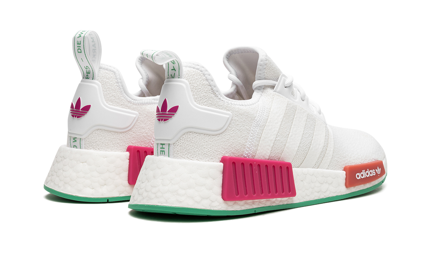 NMD R1 WMNS "White Magenta Green"