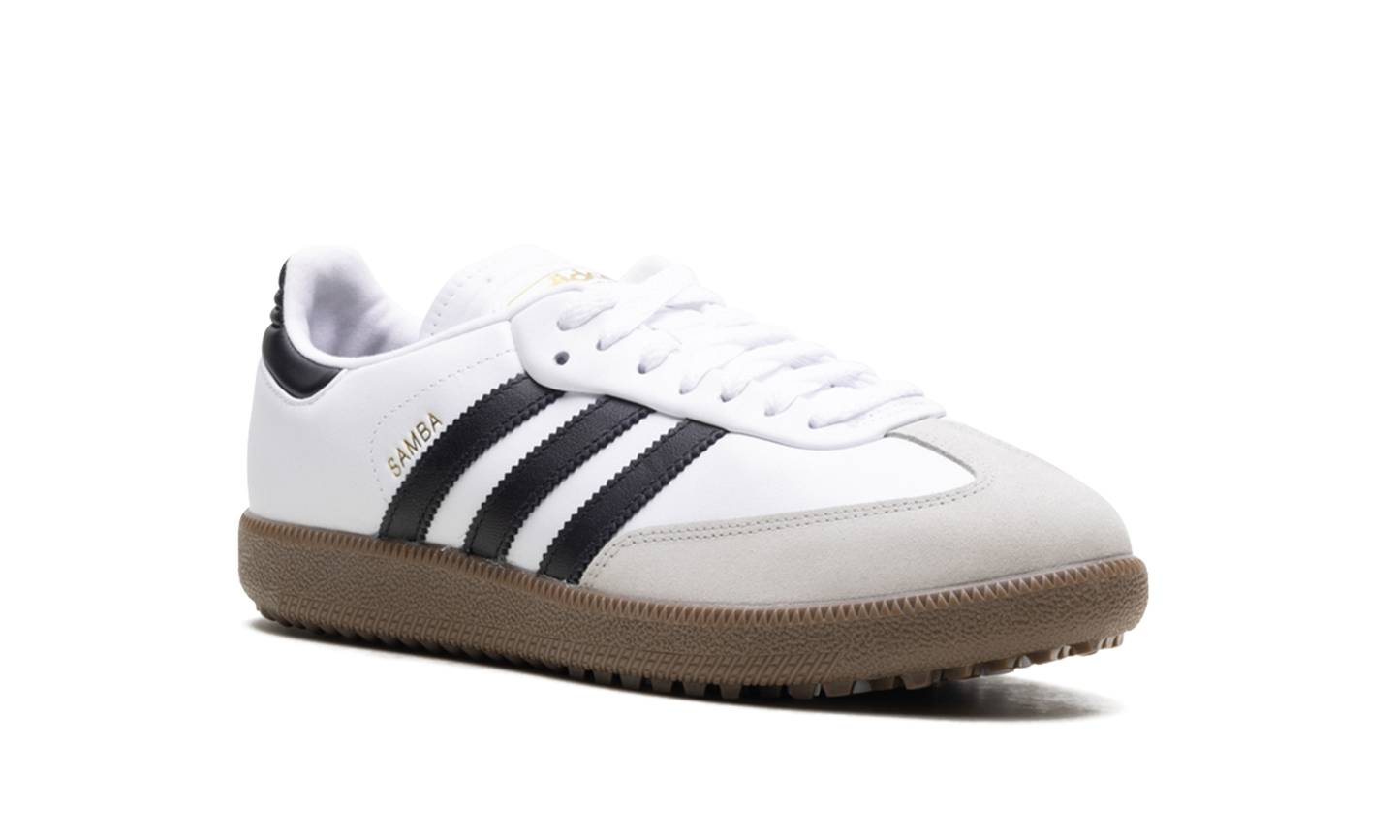 Samba Spikeless Golf "White Black Gum"