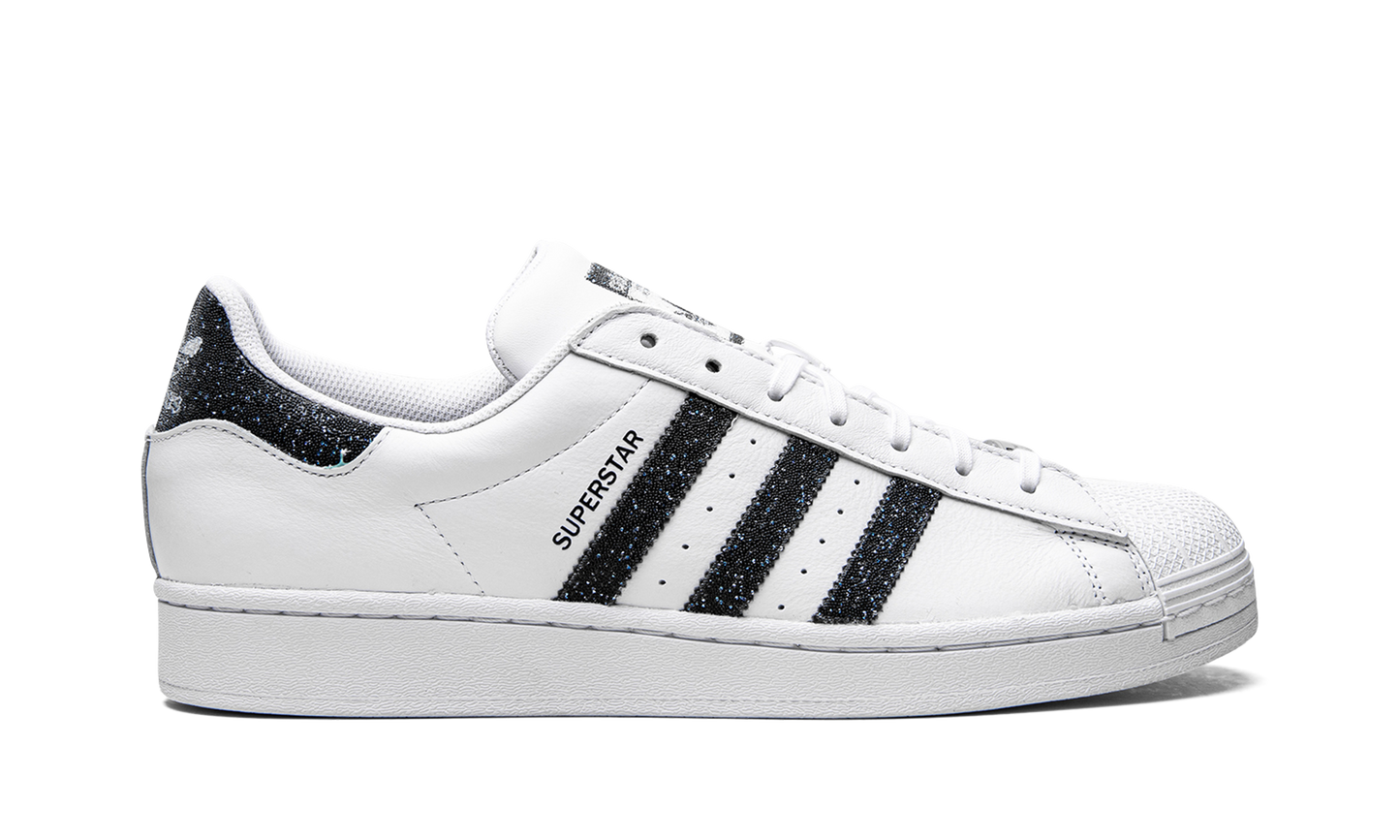 Superstar i "Swarovski White Black"