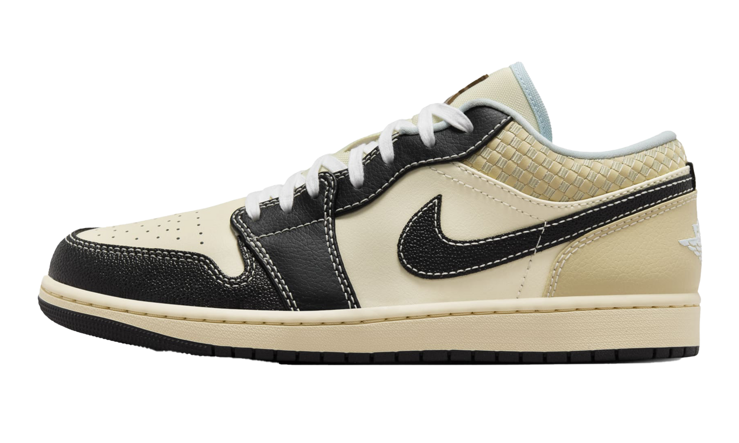 Air Jordan Retro 1 Low SE "COCONUT MILK BLACK MUSLIN" HQ3437 101