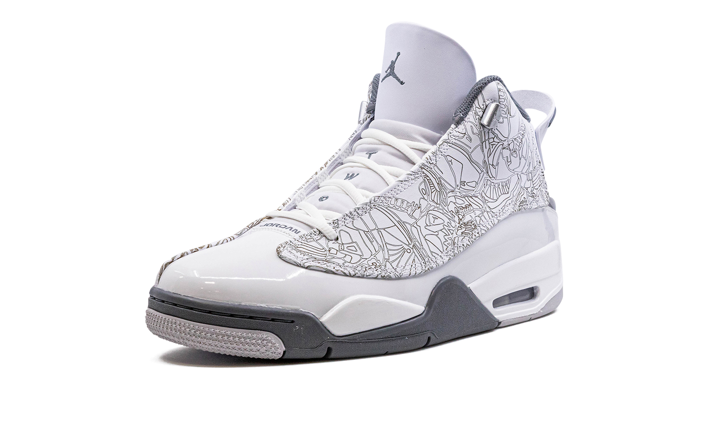AIR JORDAN DUB ZERO "White / Cool Grey" 311046 107