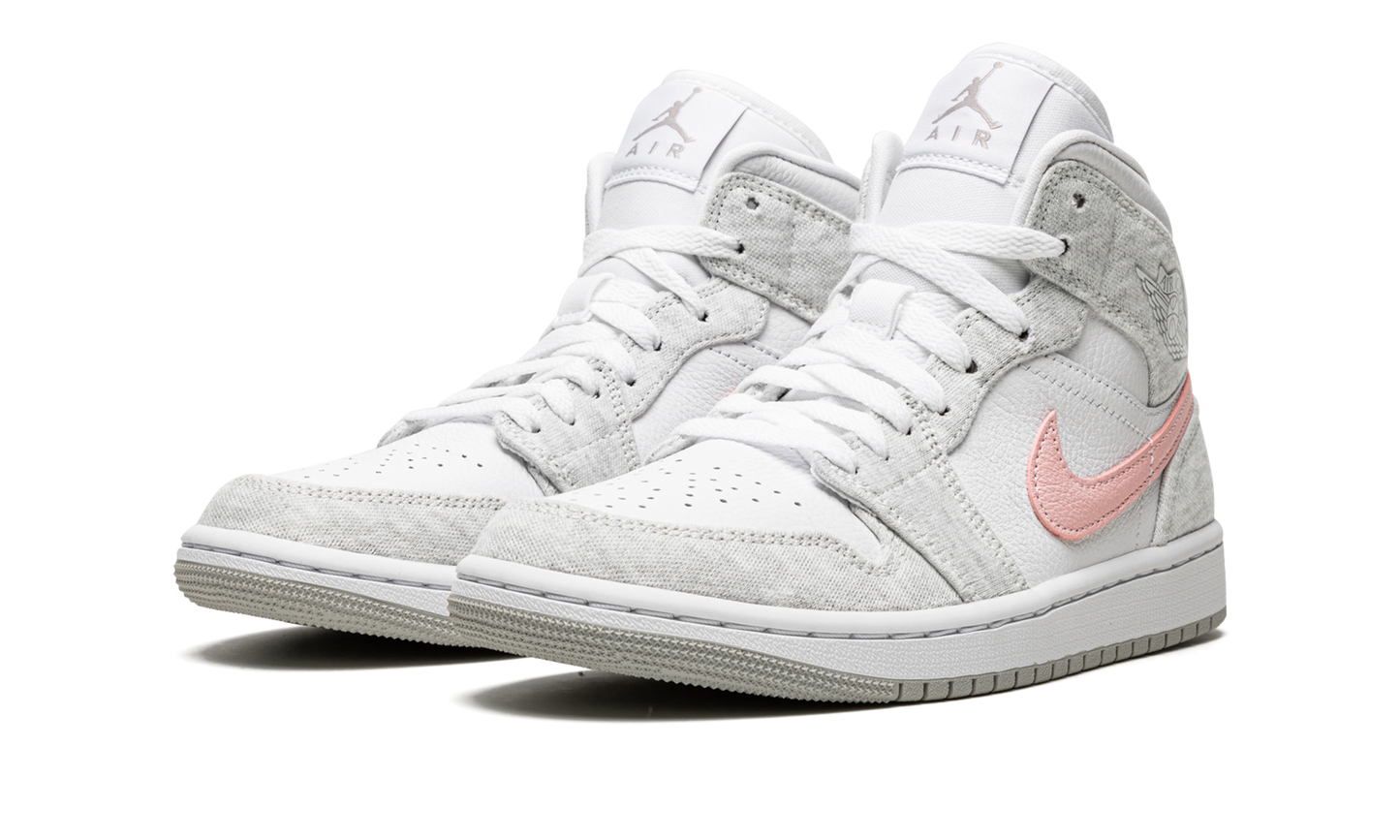 AIR JORDAN 1 MID SE WMNS "Heather Grey / Pink" DN4045 001