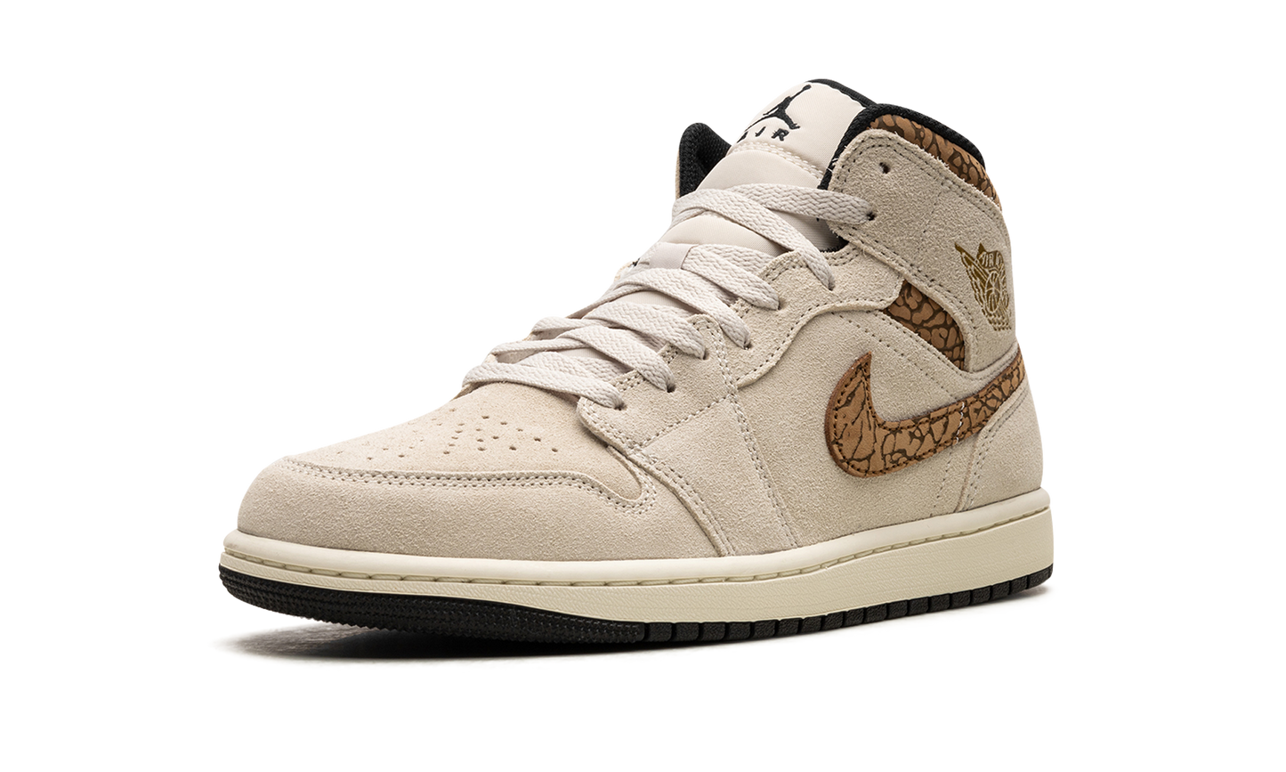 Air Jordan 1 Mid "Brown Elephant" DZ4129 102