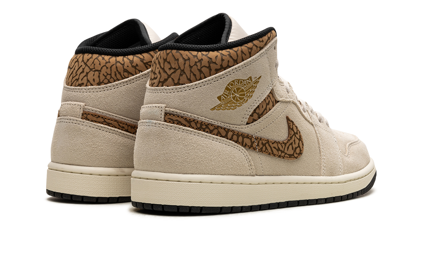 Air Jordan 1 Mid "Brown Elephant" DZ4129 102