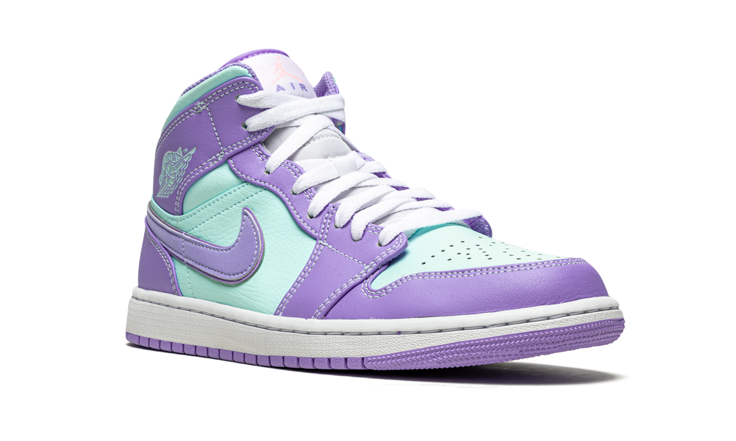 Air Jordan 1 Mid "Purple Pulse / Glacier Blue" 554724 500