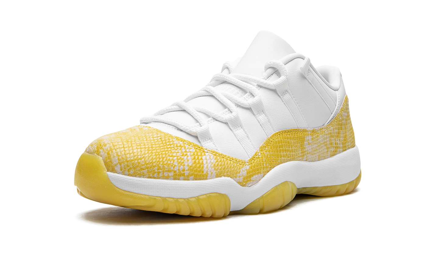 AIR JORDAN 11 LOW WMNS "Yellow Snakeskin" AH7860 107