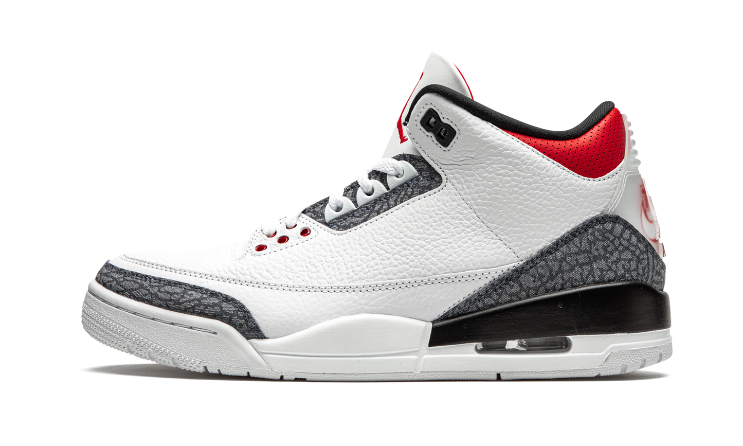 Air Jordan 3 Retro SE-T Denim "Japan Exclusive - Fire Red" CZ6433 100