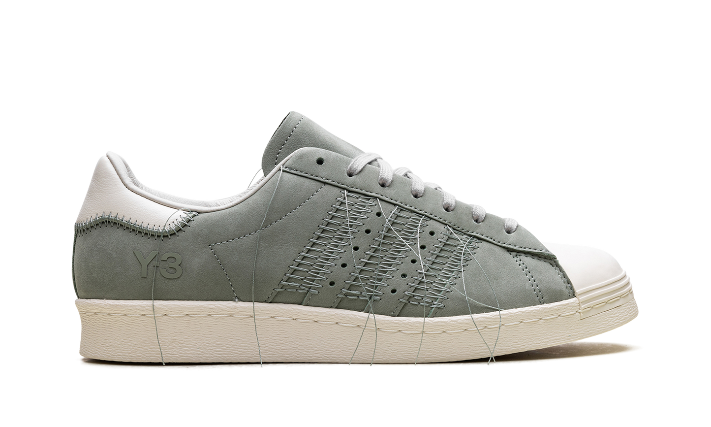 Y-3 Superstar "Silver Green Off White Light Brown"