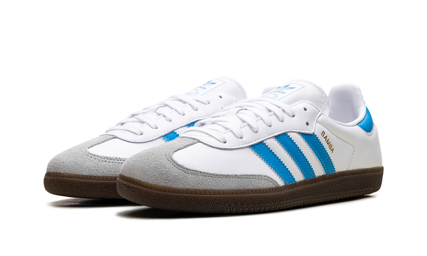 Samba OG "White Shock Cyan"