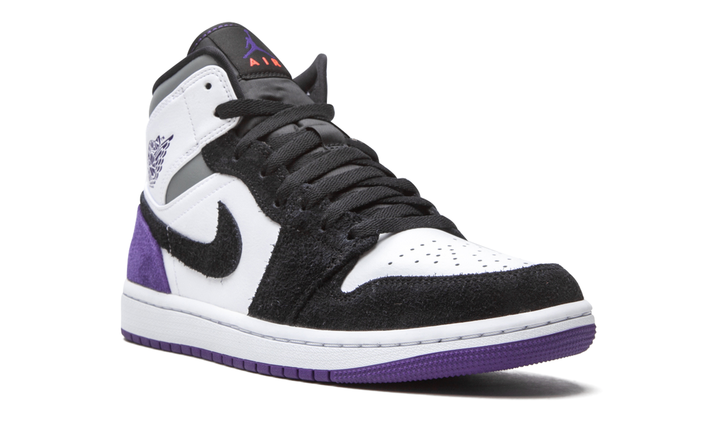 Air Jordan 1 Mid SE "Court Purple Suede" 852542 105