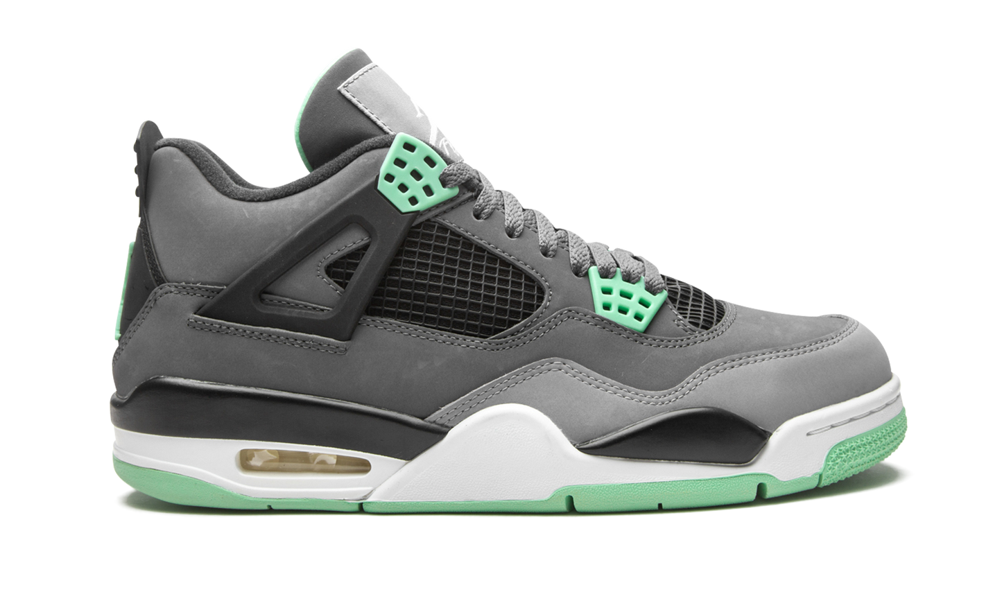 Air Jordan 4 Retro "Green Glow" 308497 033