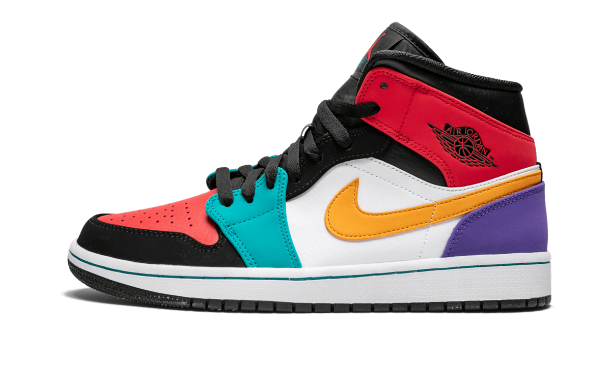 Air Jordan 1 Mid "Multicolor" 554724 125