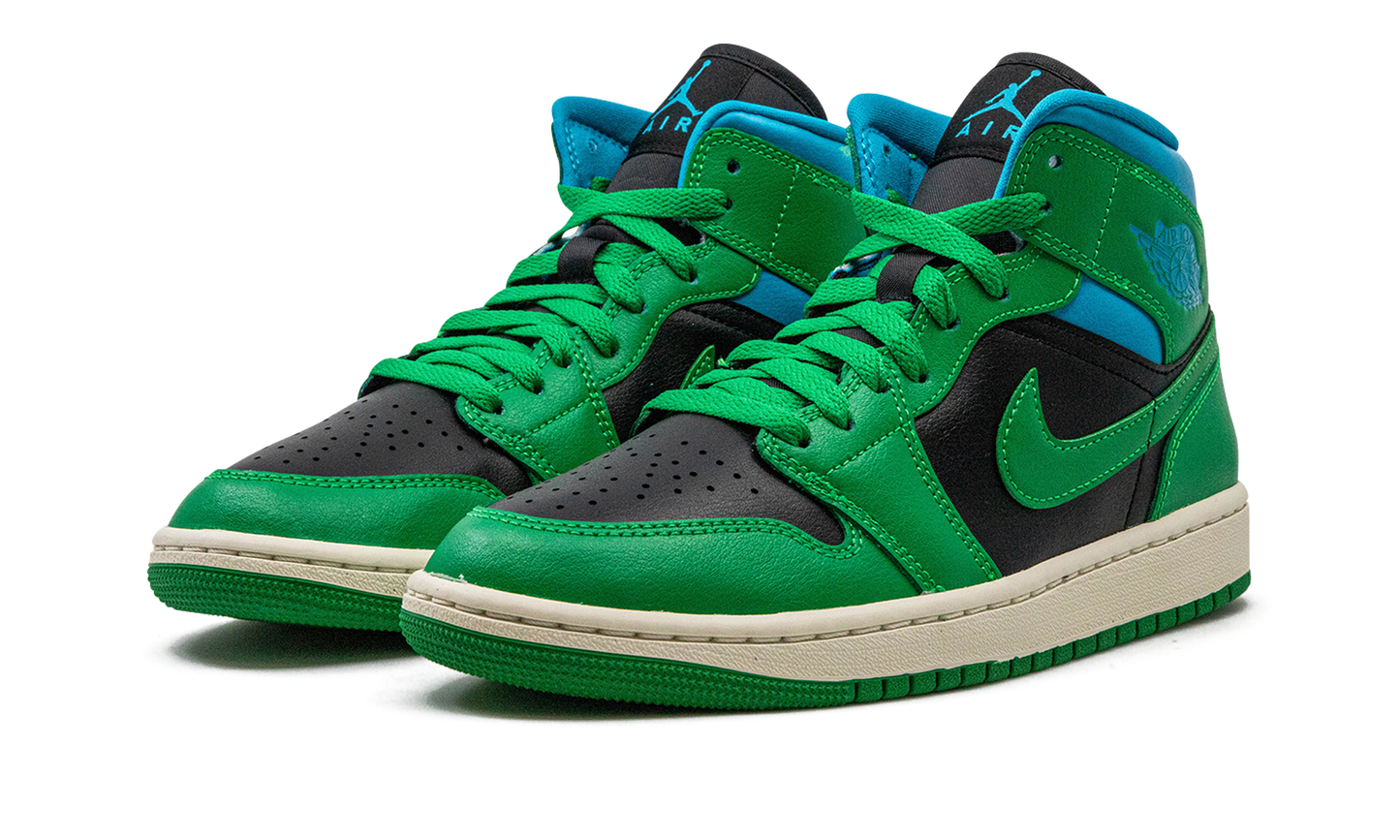 AIR JORDAN 1 MID WMNS "Lucky Green Aquatone" BQ6472 033