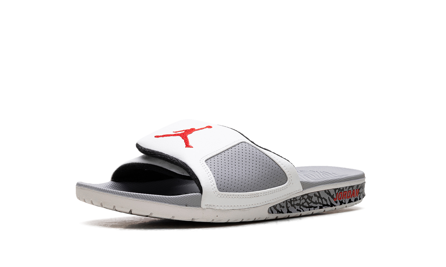 Air Jordan Hydro 3 Retro Slide "White Cement" 854556 101