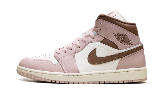 Jordan 1 Mid WMNS "Pink Oxford Brown" BQ6472 620
