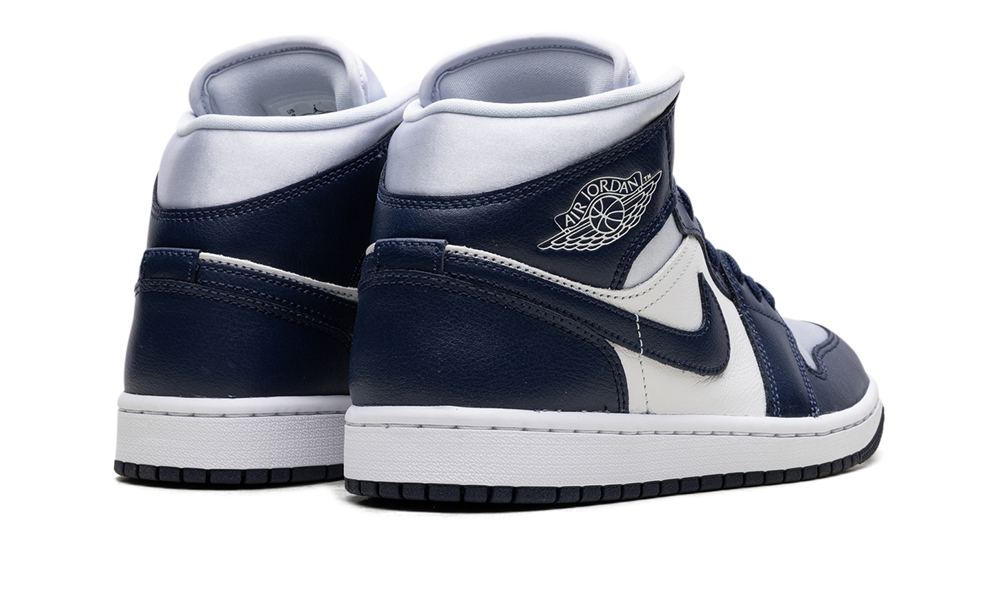 Jordan 1 Mid WMNS "Football Grey White Midnight Navy" FZ8777 044