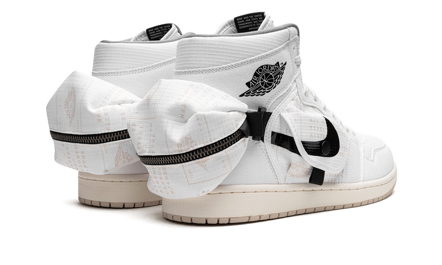 Air Jordan 1 Utility "WHITE BLACK"