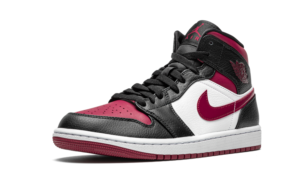 Air Jordan 1 Mid "Bred Toe" 554724 066