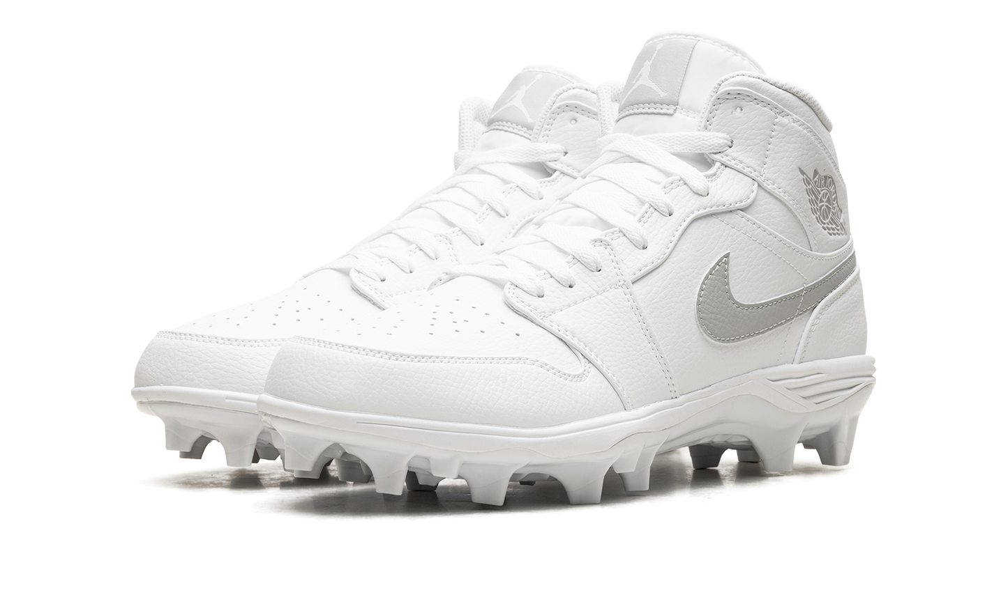 Jordan 1 Mid TD Cleat "White Grey Fog" FJ6805 101