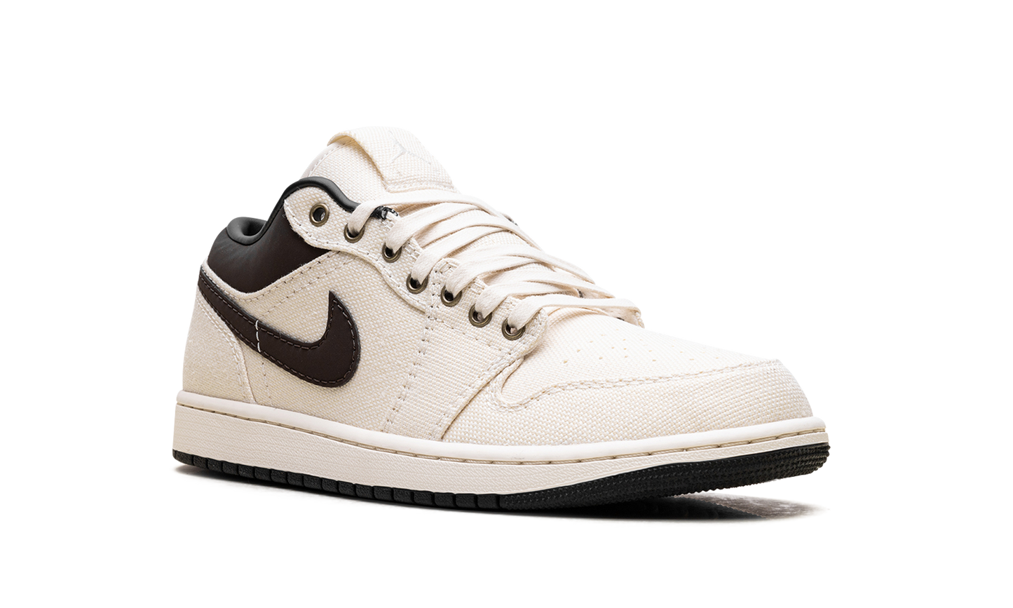 Air Jordan 1 Low Premium "Pale Ivory Baroque Brown" IB8058 110