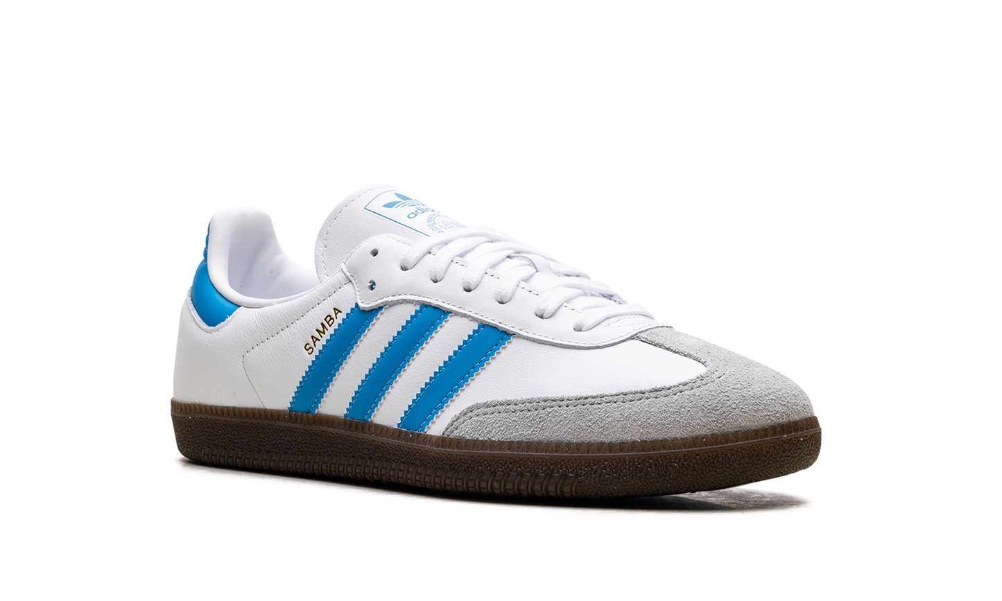 Samba OG "White Shock Cyan"