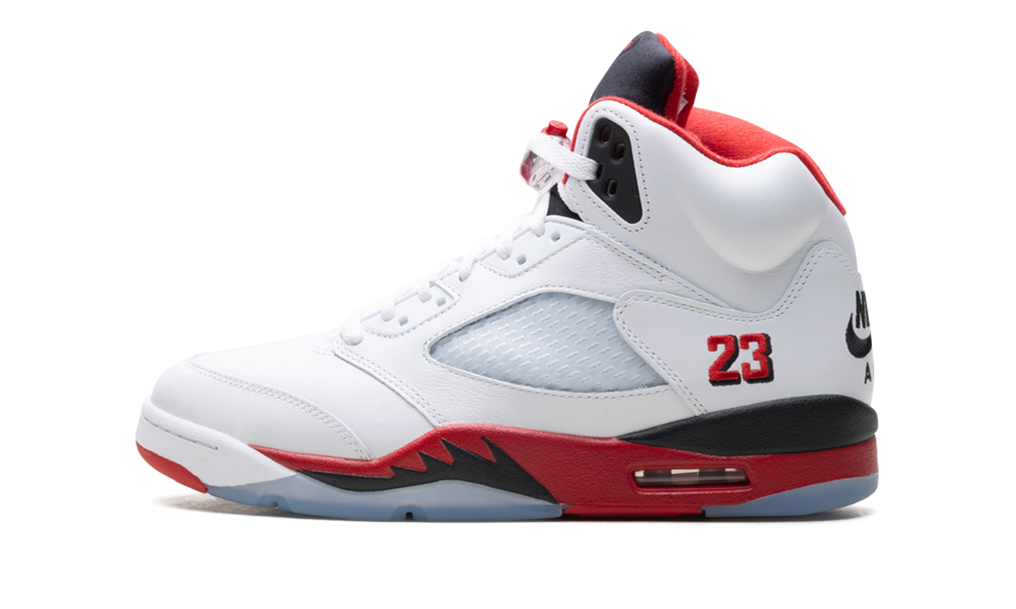 Air Jordan 5 "Fire Red - Black Tongue (2025)" HQ7978 101