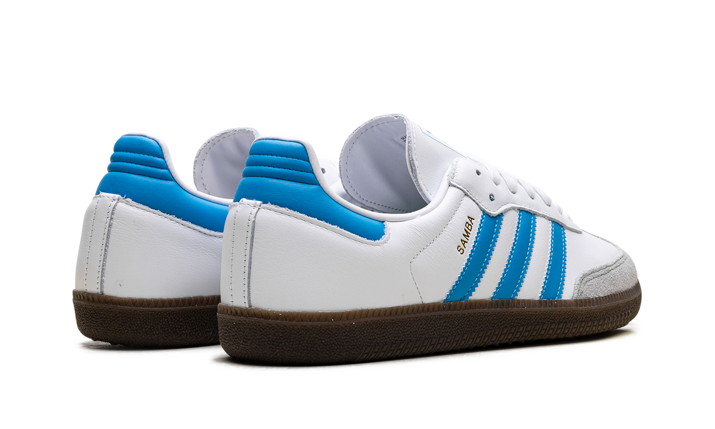 Samba OG "White Shock Cyan"