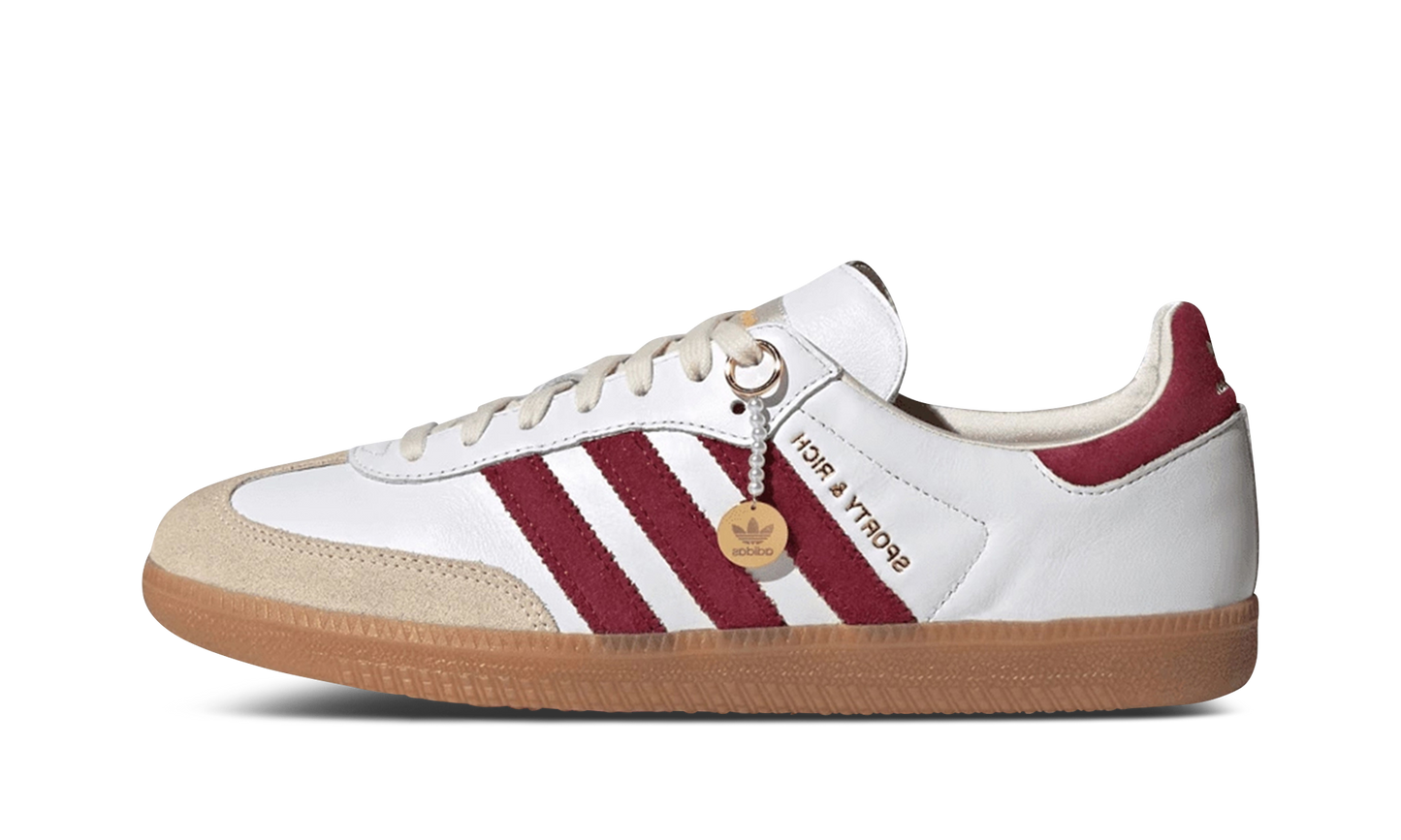 Samba OG "Sporty & Rich - White Core Burgundy"
